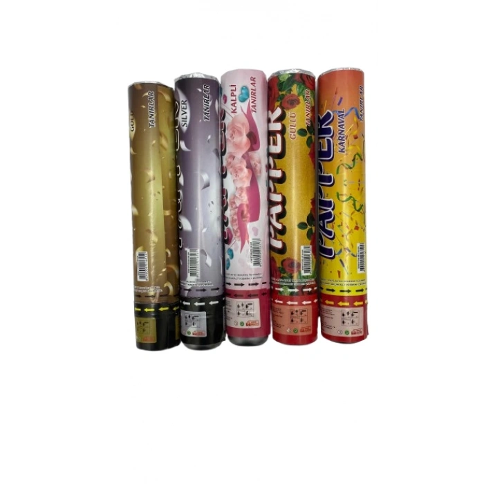 30 CM KALPLİ VE GÜLLÜ KONFETİ